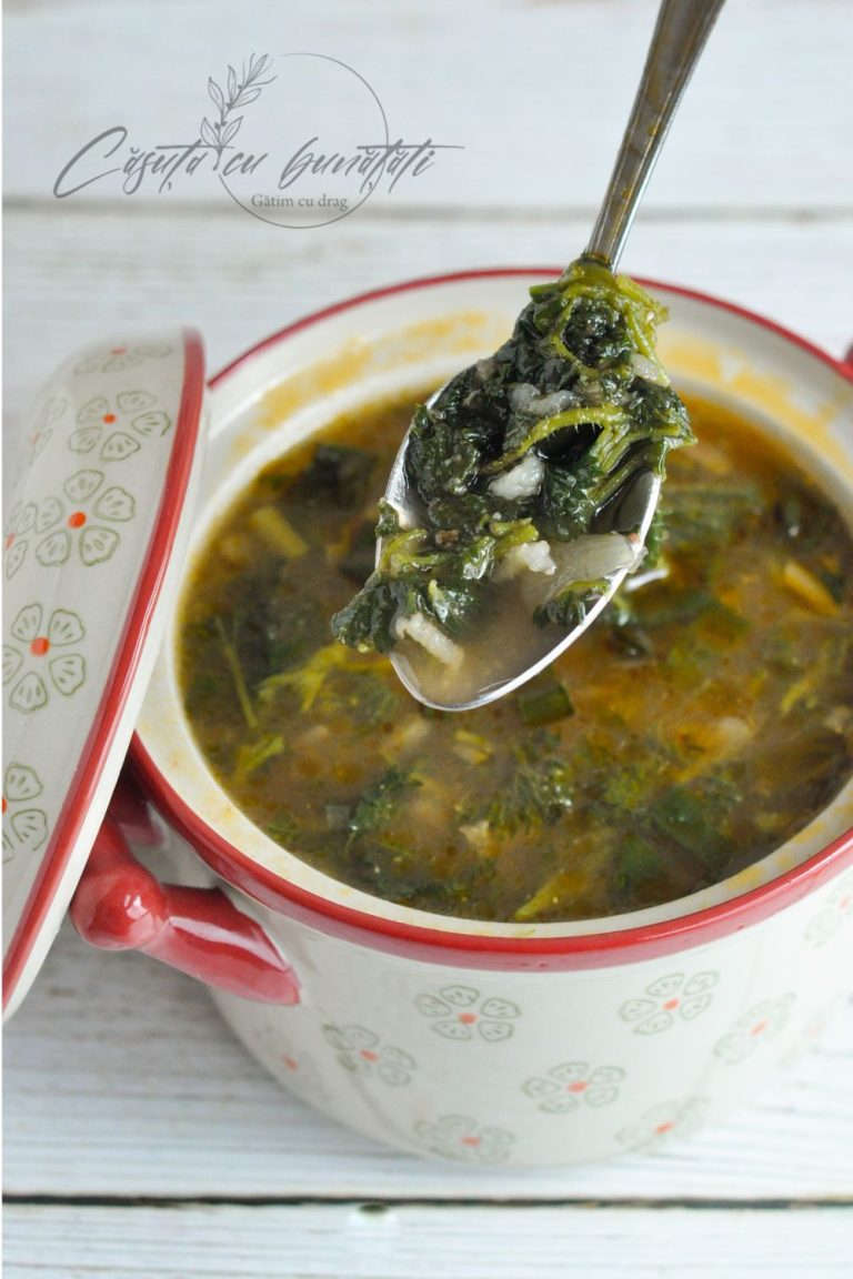 Ciorba de urzici, reteta de post, nutritiva si vitaminizanta